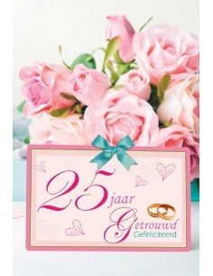 25 jaar getrouwd