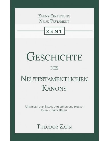 Geschichte des Neutestamentlichen Kanons