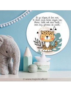 Muurcirkel ik ga slapen ik...