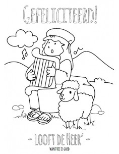 Kleurkaart Looft de Heer'