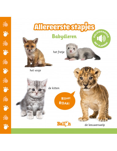 Allereerste stapjes babydieren