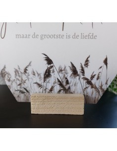 Muurcirkel Standaard hout