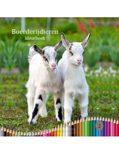 Boerderijdieren kleurboek 2