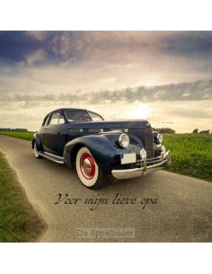 Notitieboek oldtimer + pen