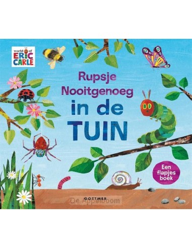 Rupsje nooitgenoeg in de tuin