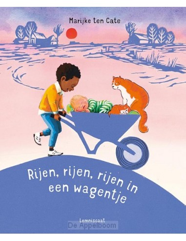 Rijen, rijen, rijen in een wagentje