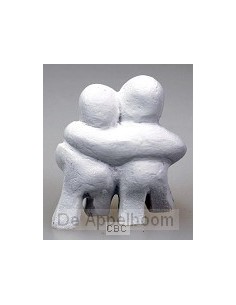 Beeld  6a mijn wereld 6cm wit