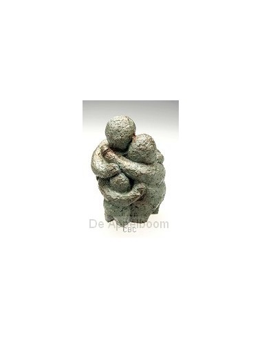 Beeld 11d blijf een kind 12cm groen
