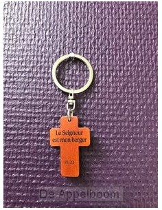 Sleutelhanger kruis le...