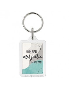 Sleutelhanger mijn plan met...