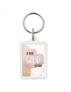 Sleutelhanger je bent goud...