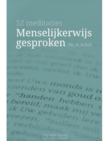Menselijkerwijs gesproken