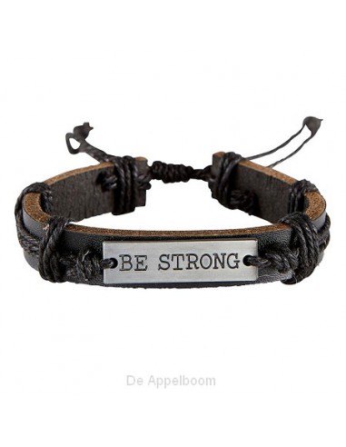 Leather Bracelet Be Strong