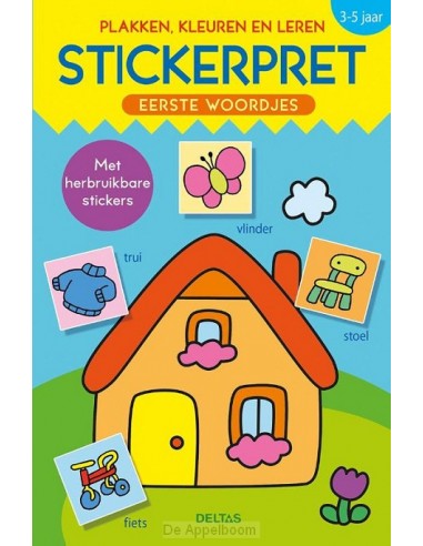 Stickerpret - eerste woordjes (3-5 j.)