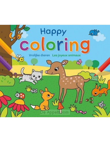 Happy coloring - vrolijke dieren / happy