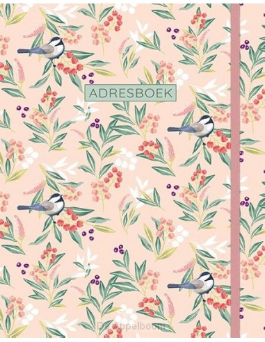 Adresboek (groot) - romantic garden