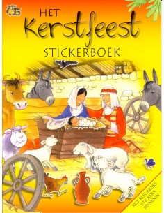 Kerstfeest stickerboek