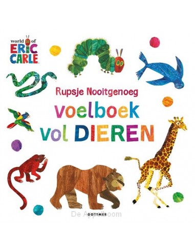 Rupsje nooitgenoeg voelboek vol dieren