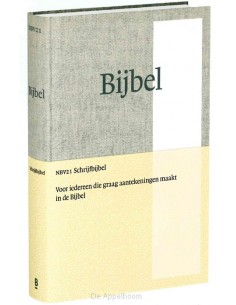 Bijbel NBV21 schrijfbijbel