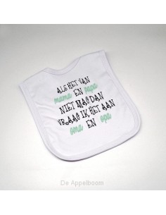 Slabbetje als van mama en...