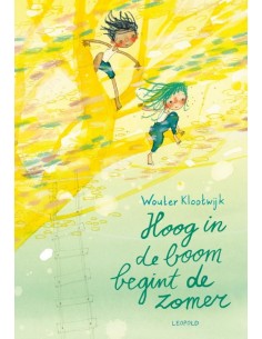 Hoog in de boom begint de...