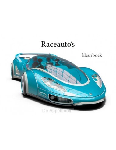 Raceauto's kleurboek