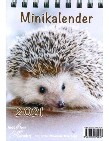 Minikalender 2023 met mooie afbeeldingen
