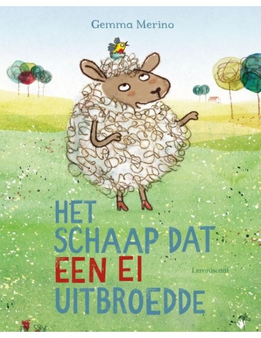 Schaap dat een ei uitbroedde