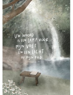 Uw woord is een lamp voor...