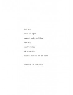 Leer mij door Uw ogen