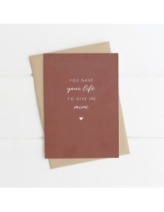 You gave your live to give...