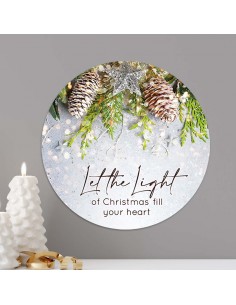 Kerstcirkel let the light