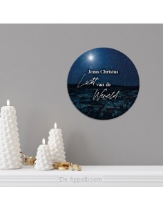 Kerstcirkel licht van de...
