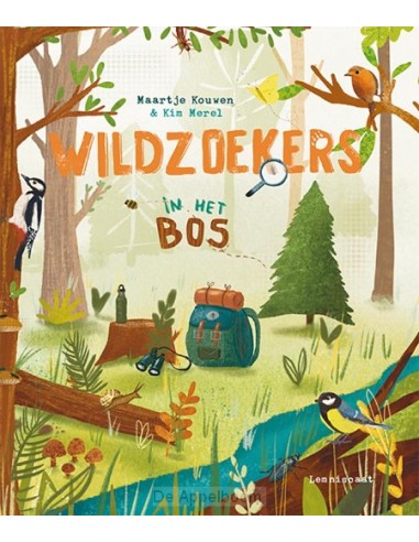 Wildzoekers in het bos