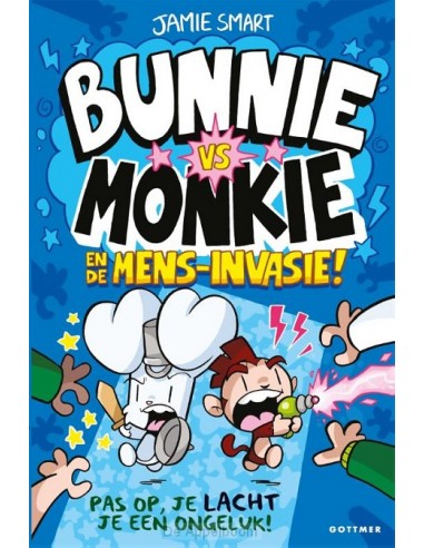 Bunnie vs monkie en de mens-invasie