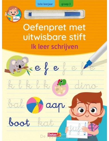 Oefenpret met uitwisbare stift - ik leer