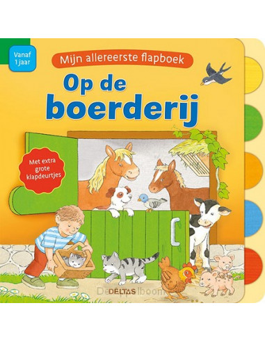 Mijn allereerste flapboek - op de boerde