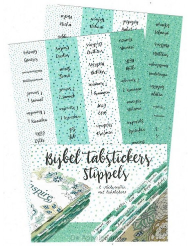 Bijbel tabstickers Stippen