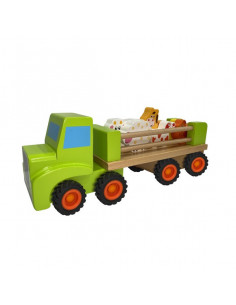 Truck met boerderijdieren