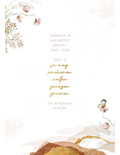 Wanneer ik van mezelf perfect