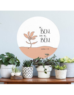 Muurcirkel Ik ben die ik ben