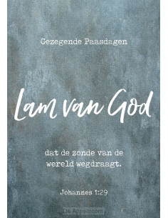 Wenskaart Lam van God