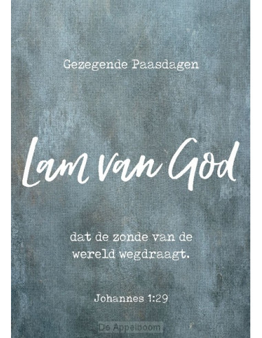 Wenskaart Lam van God