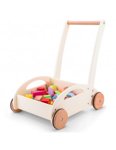 Loopwagen met blokken