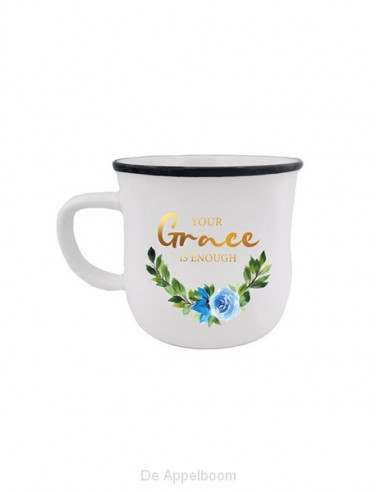 Mug gold wording your grace is enough