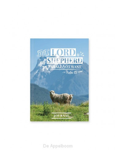 Hardcover Journal Lord is my shepherd