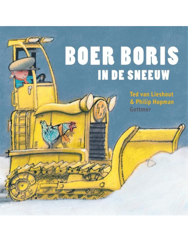 Boer Boris in de sneeuw