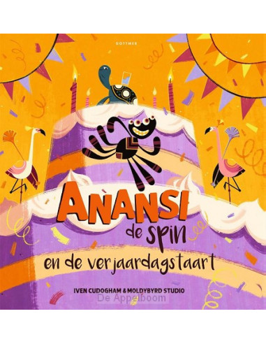 Anansi de spin en de verjaardagstaart