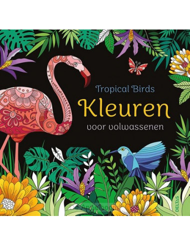 Tropical birds - kleuren voor volwassene