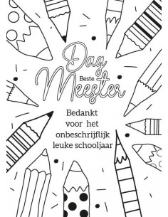 Kleurkaart Dag beste meester